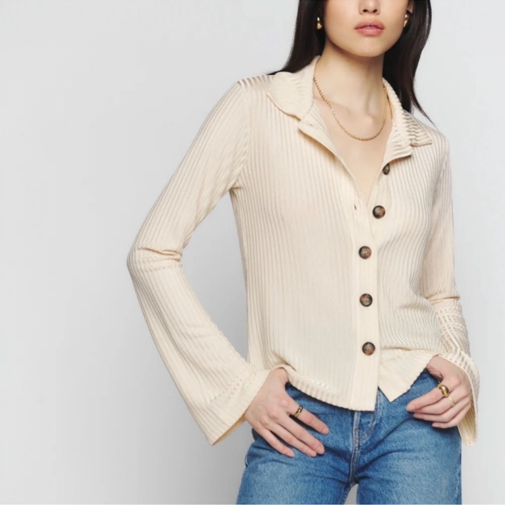 Reformation Esmeray Knit Top